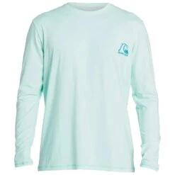 Quiksilver Heritage Long Sleeve UPF 50 Surf T-Shirt-XX-Large-Minty