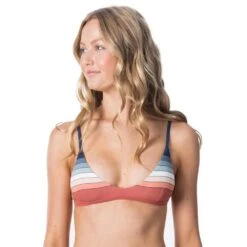 Rip Curl Keep On Surfin Trilet Bikini Top-X-Large-Rust