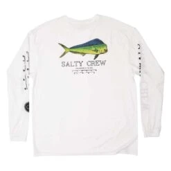 Salty Crew Bull Long Sleeve Rashguard-White