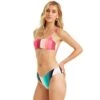 Billabong Sol Stripes Reversible Mini Crop Bikini Top-X-Large-Multi