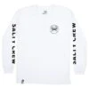 Salty Crew Blue Crabber Long Sleeve Sunshirt-White