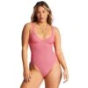 Billabong Summer High One-Piece Swimsuit-Coral Crush