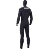 Volte Premium 4.5 Zipperless Men's Full Hooded Wetsuit-XL-Black
